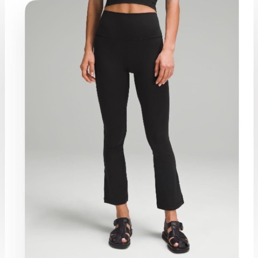 lululemon athletica Black High-Rise Flare Leggings